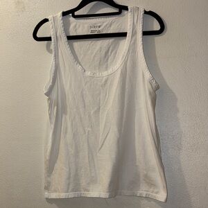 J. Crew Classic White Tank Top